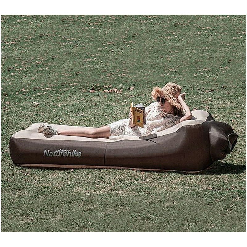 Диван Naturehike NH20FCD05 20FCD надувной двухслойный хаки, 6927595747391