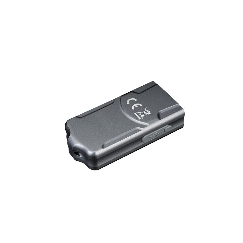 Фонарь-брелок Fenix E03R EDC V2.0 серый 500 люмен