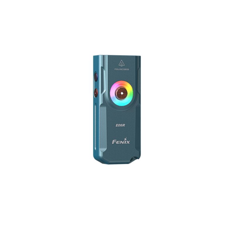Фонарь-брелок Fenix E06R бирюзовый