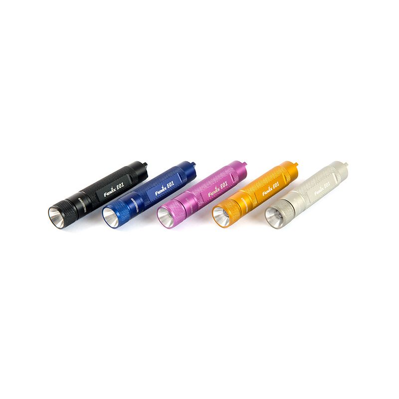 Фонарь Fenix E01 Nichia white GS LED желтый