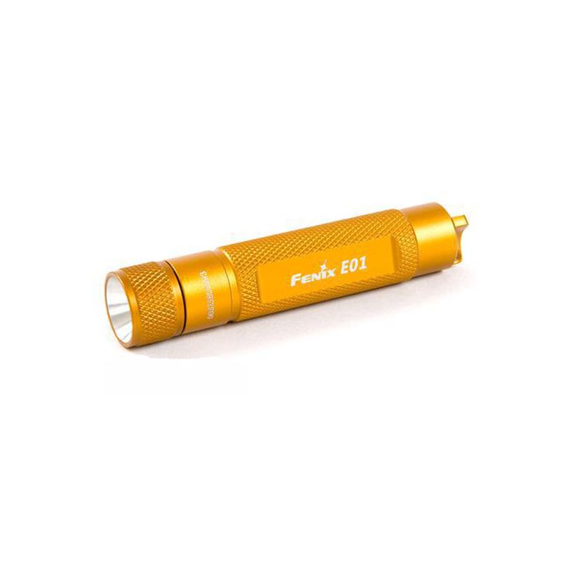 Фонарь Fenix E01 Nichia white GS LED желтый
