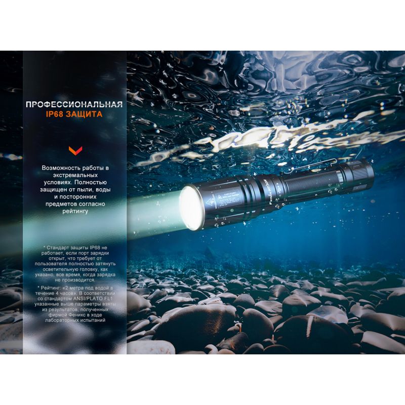 Фонарь Fenix охотничий HT30R 500 люмен