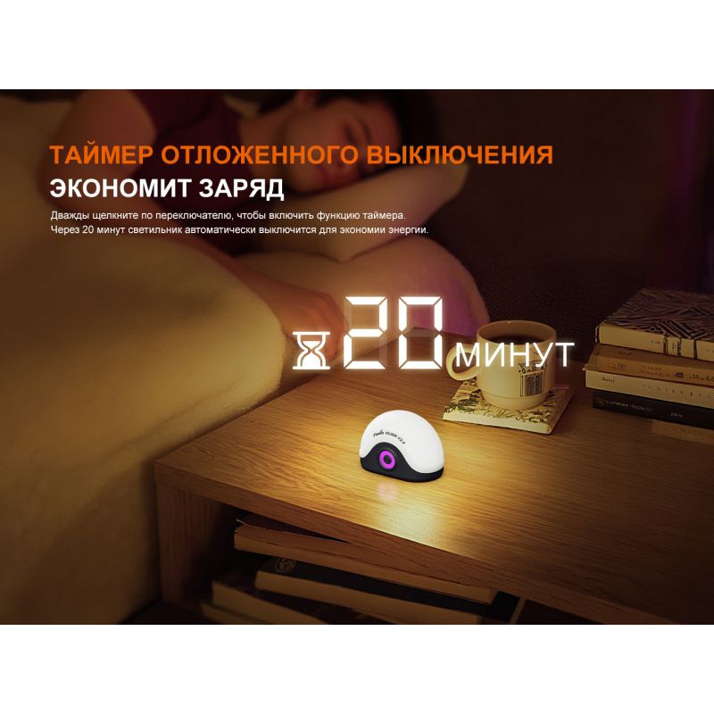 Фонарь Fenix кемпинговый CL20R V2.0 зеленый 300 люмен