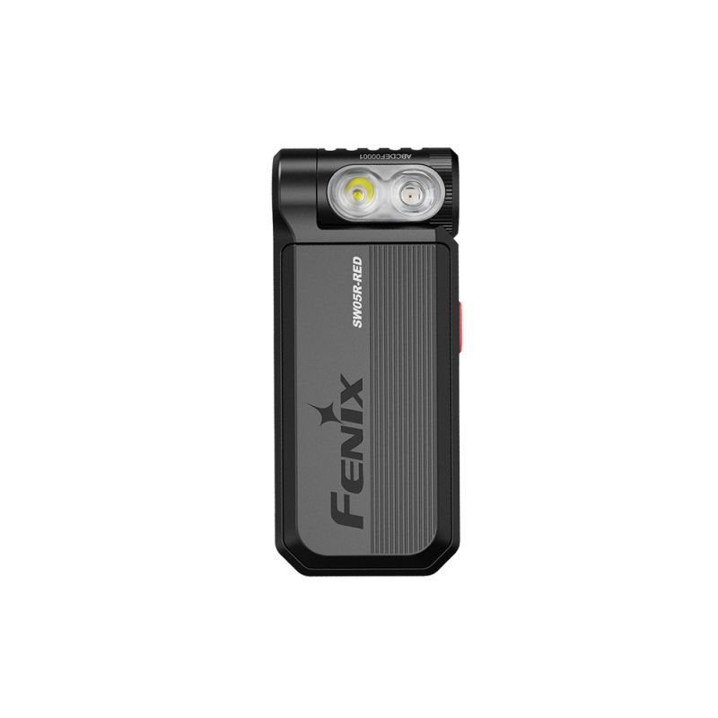 Фонарь Fenix многофункциональный SW05R-RED с красной подсветкой, черный