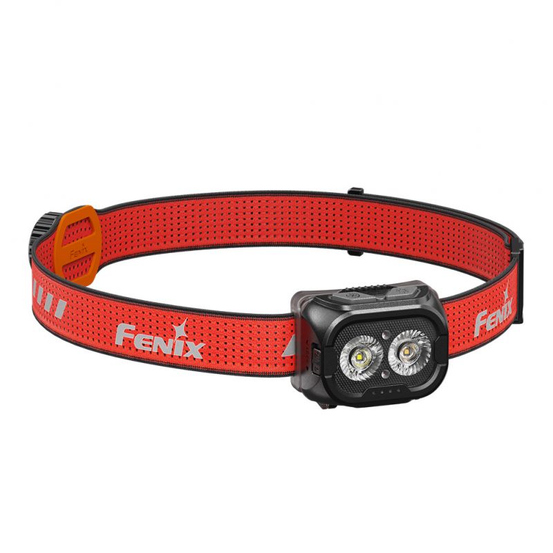 Фонарь Fenix налобный HL18R-T V2.0 черный с красным ремешком