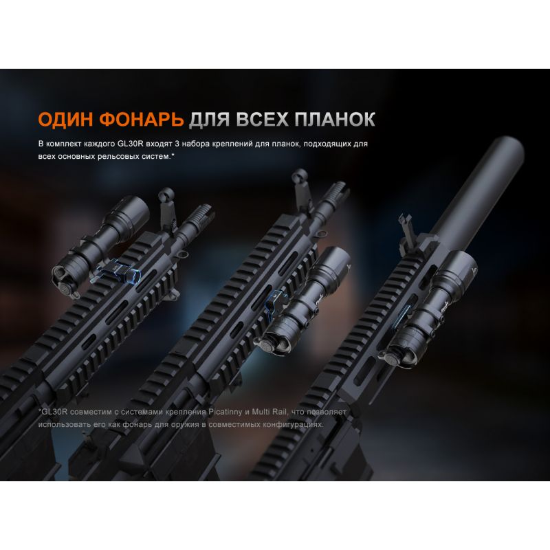 Фонарь Fenix тактический GL30R 800 люмен
