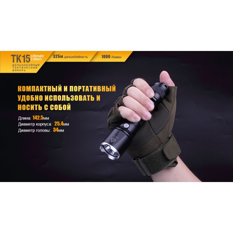 Фонарь Fenix TK15UE2016bk