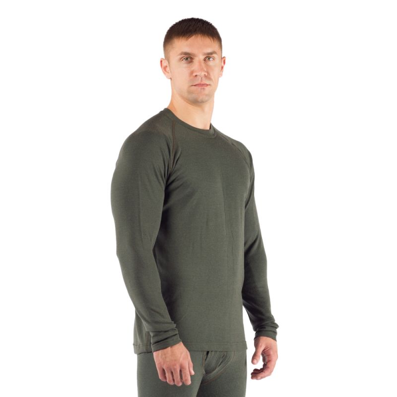 Футболка мужская Rosta/ дл. рукав/ шерсть 220/ зеленый / M (Rosta6262M)