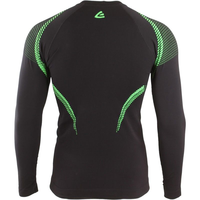 Футболка мужская STEM/ дл. рукав/ синтетика / черная/ L-XL (STEM9060LXL)