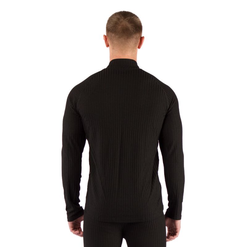 Футболка мужская SWU / дл. рукав / комбинир 180/ черный / XXL, SWU900XXL