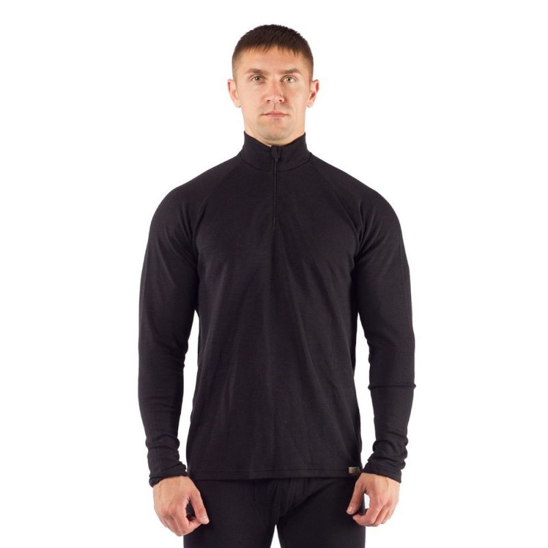 Футболка мужская WIRY/ дл. рукав/ шерсть 260/ черный/ XL (WIRY9099XL)