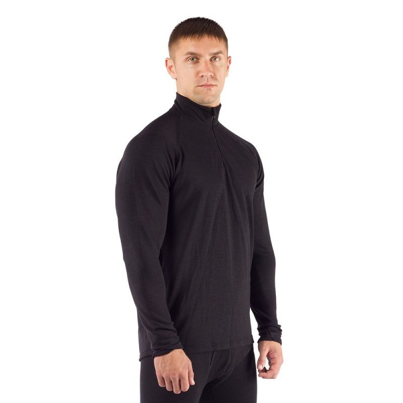 Футболка мужская WIRY/ дл. рукав/ шерсть 260/ черный/ XL (WIRY9099XL)
