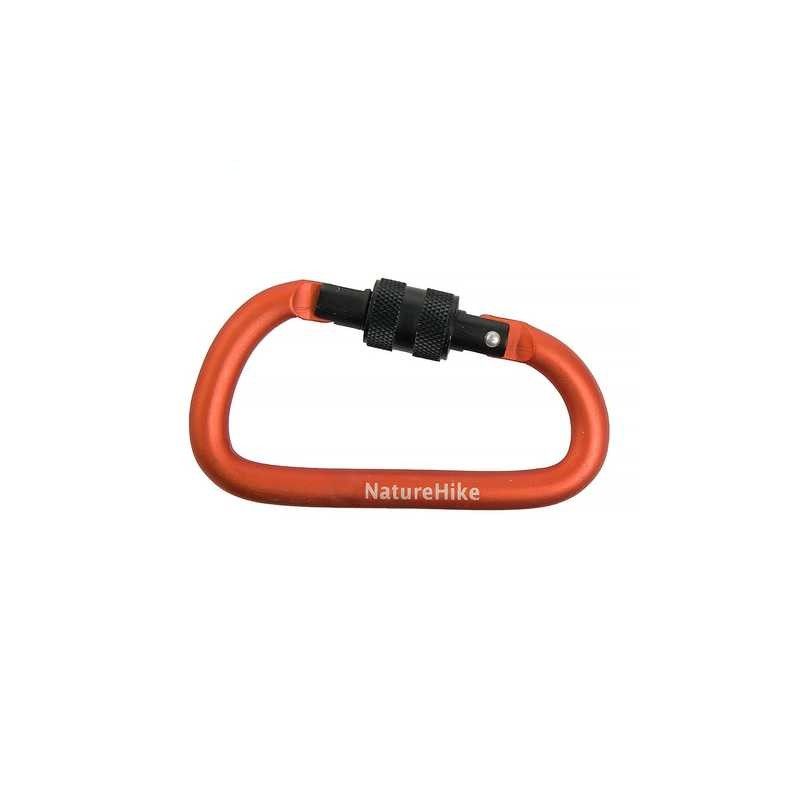 Карабин Naturehike NH15A005-H многофункциональный с муфтой D-Type 6cm жёлтый