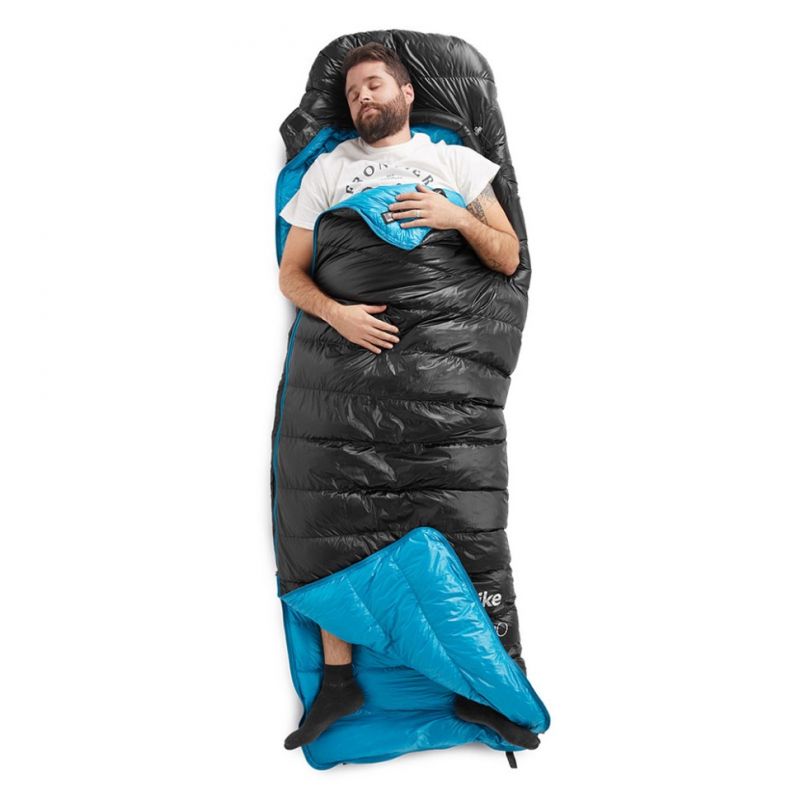 Спальный мешок Naturehike CW400 NH18C400-D с гусинным пухом желтый размер L, 6927595761717