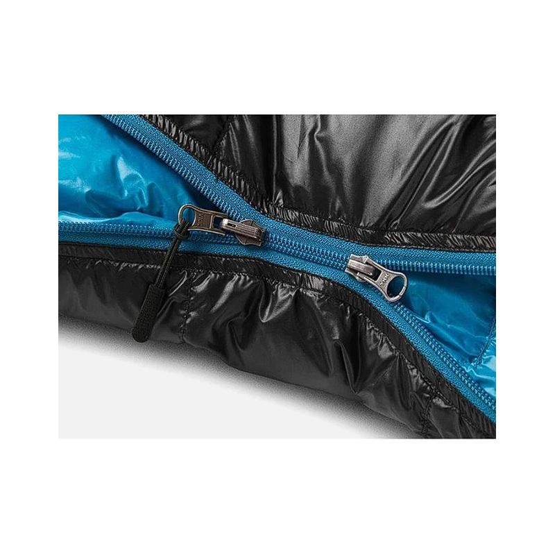 Спальный мешок Naturehike CWZ400 NH19W400-Z с пуховым конвертом черный М, 6927595765357