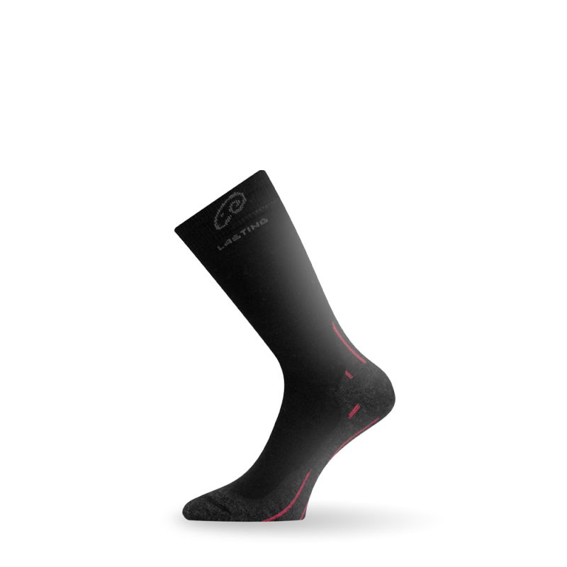 Носки Lasting WHI 900 wool+polypropylene черный, размер M (38-41)