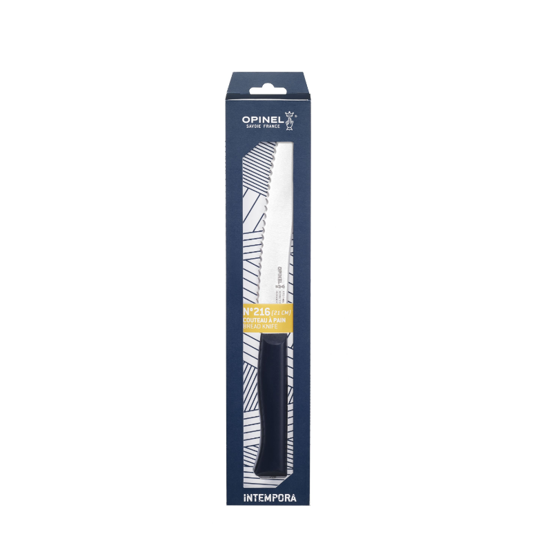 Нож для хлеба Opinel №216, пластиковая ручка, нерж, сталь. 002216