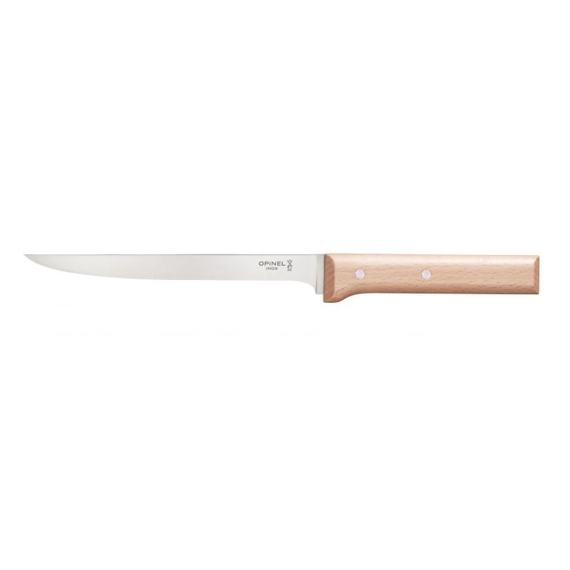 Нож филейный Opinel №121, деревянная рукоять, нержавеющая сталь, 001821