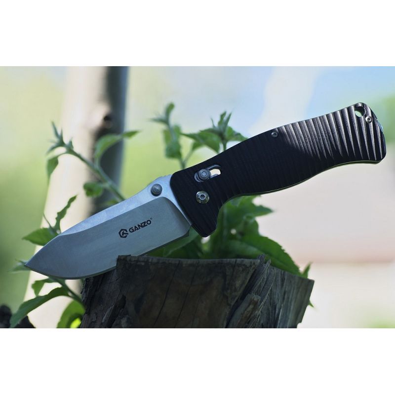 Нож складной Ganzo G720-B черный