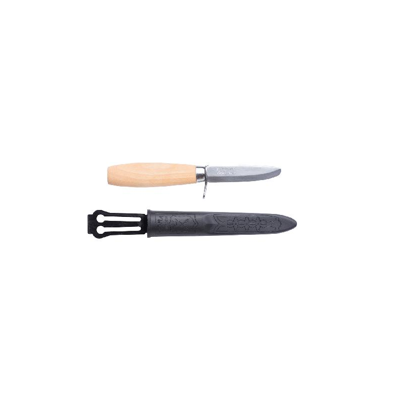 Нож Morakniv Rookie, нержавеющая сталь, деревянная ручка, 12991
