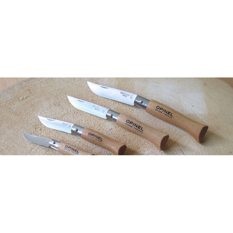 Нож Opinel №5, нержавеющая сталь, рукоять из бука, 001072