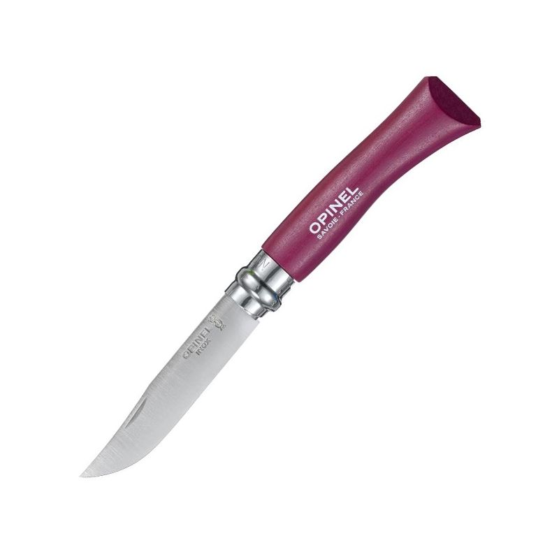 Нож Opinel №7, нержавеющая сталь, фиолетовый, 001427