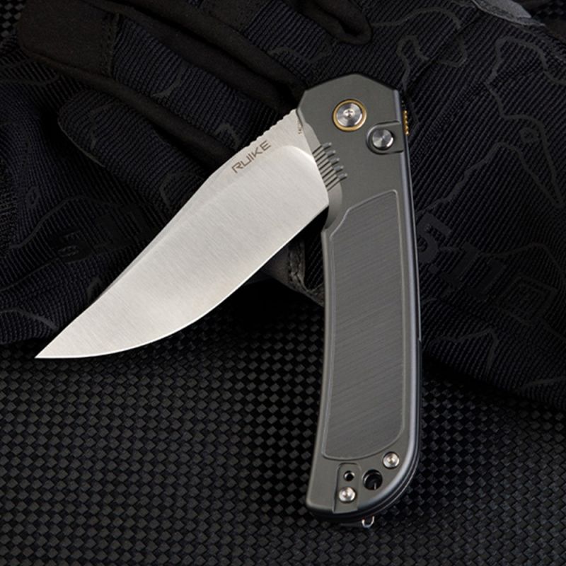 Нож складной Ruike P192-AK серый