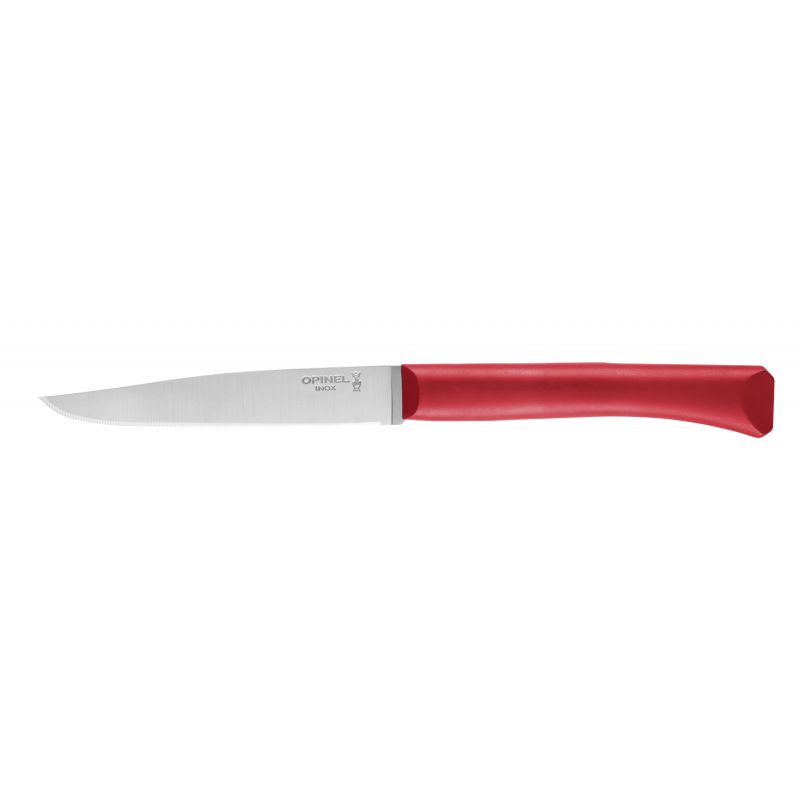 Нож столовый Opinel N°125 , полимерная ручка, нерж, сталь, красный. 001902