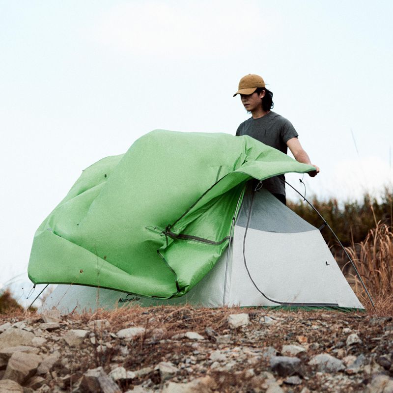 Палатка Naturehike Cloud up Base CNK2450WS032 двухместная зеленый