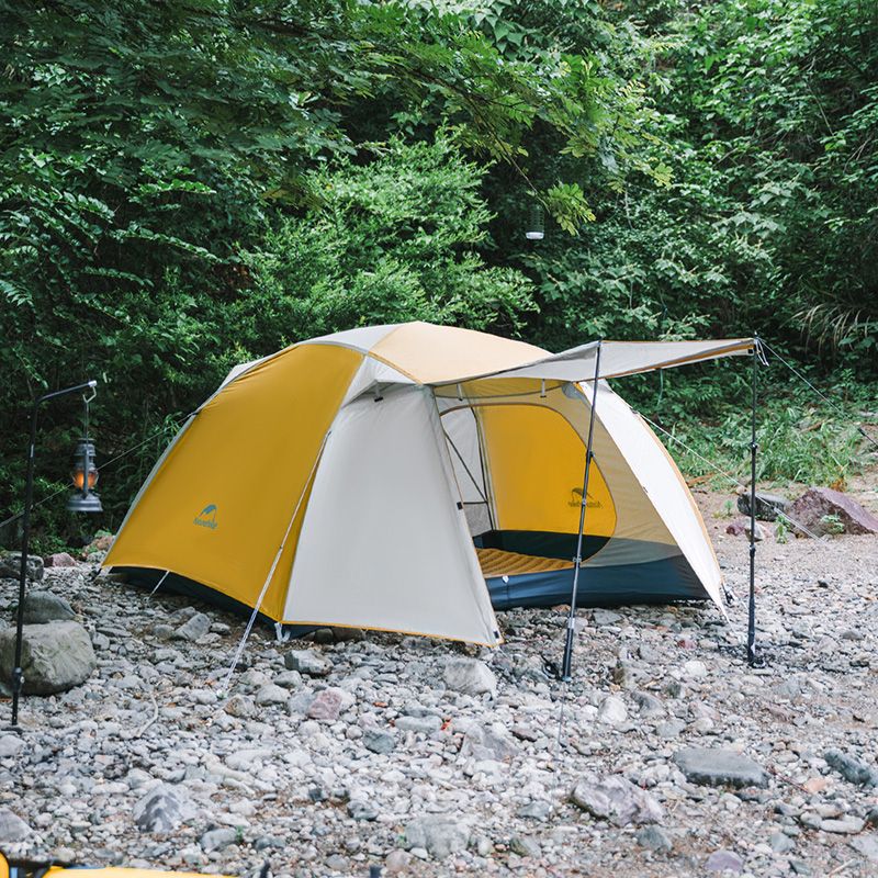 Палатка Naturehike Yunchuan-Pro 4 Seasons CNK2300ZP024 двухместная ультралёгкая красный/серый