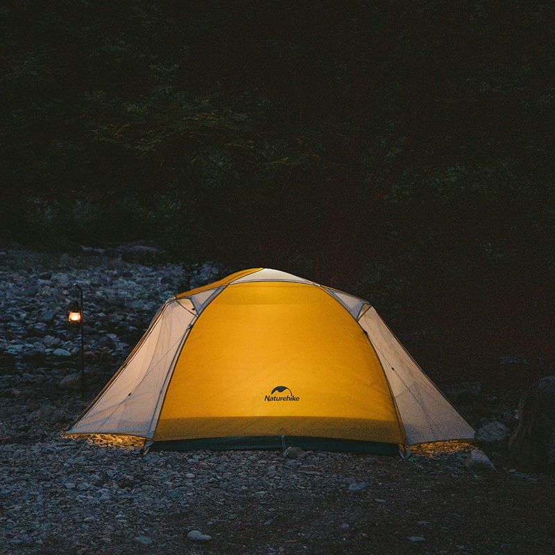 Палатка Naturehike Yunchuan-Pro 4 Seasons CNK2300ZP024 двухместная ультралёгкая красный/серый