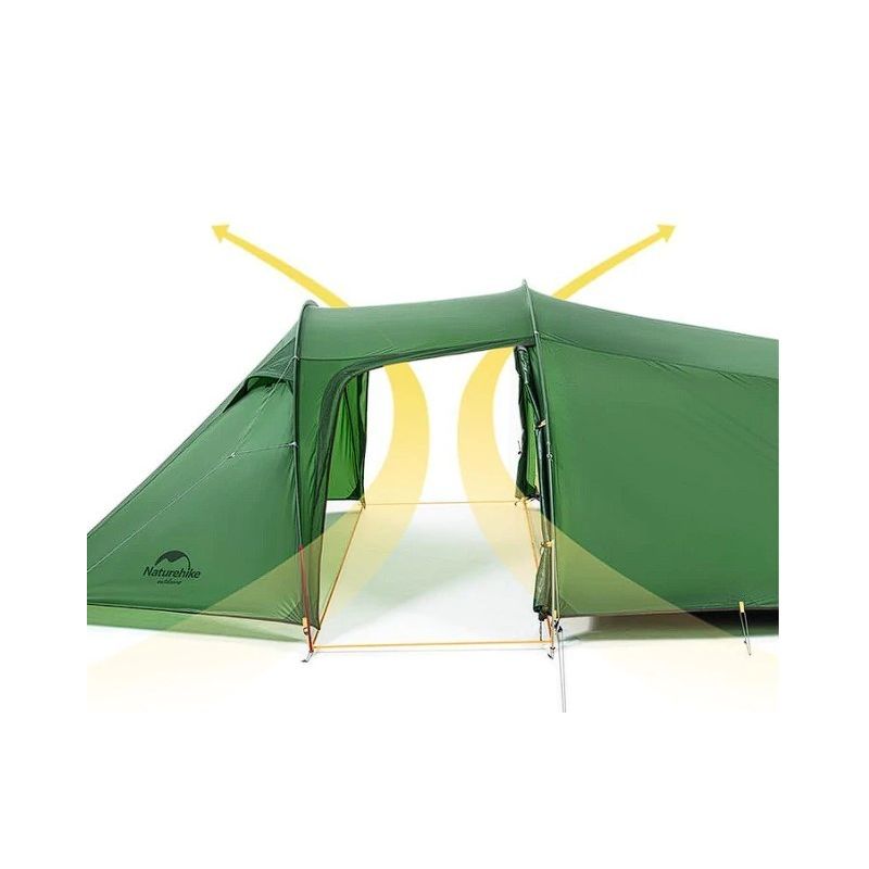 Палатка Naturehike Opalus NH20ZP001 двухместная зеленая, 6927595748961