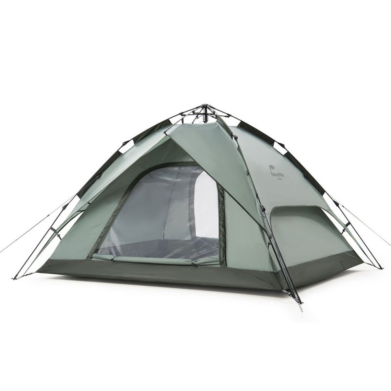 Палатка Naturehike автоматическая NH21ZP008, трехместная, серо-зеленая, 6927595777442