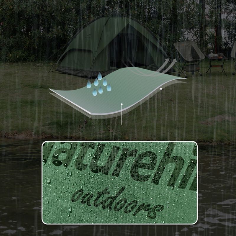 Палатка Naturehike автоматическая NH21ZP008, трехместная, зеленая, 6976023922336