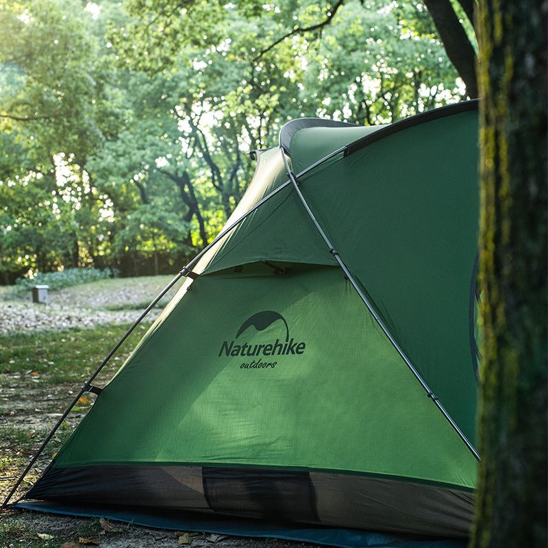 Палатка Naturehike Bear-UL2 NH20ZP108 20D двухместная зеленая, 6927595747711