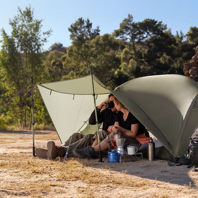 Палатка Naturehike Mongar CNK2550WS037 20D двухместная, зеленый