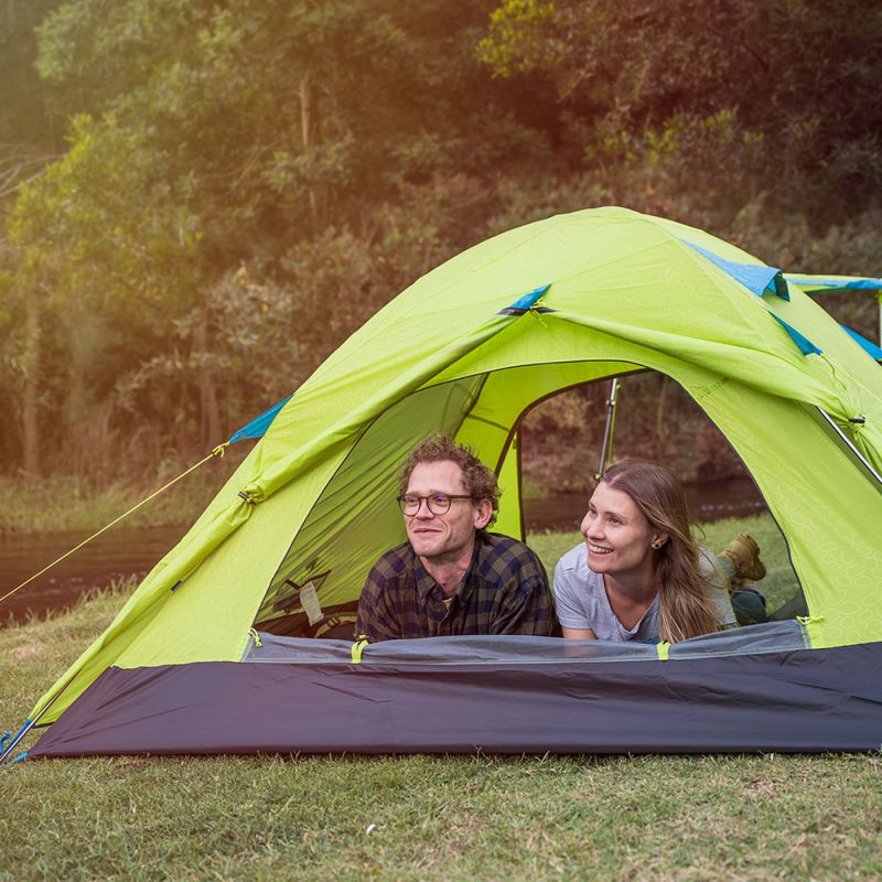 Палатка Naturehike P-Series NH18Z033-P 210T/65D, трехместная, светло-зеленая, 6975641887492