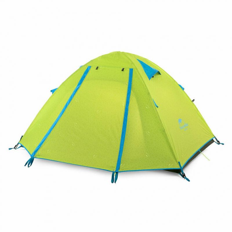 Палатка Naturehike P-Series NH18Z044-P 210T65D четырехместная, зеленая, 6927595729687