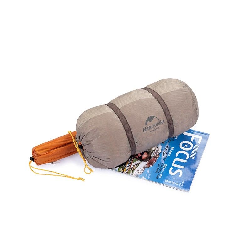 Палатка Naturehike Nebula 2 NH19ZP011 двухместная сверхлегкая серая, 6927595745656