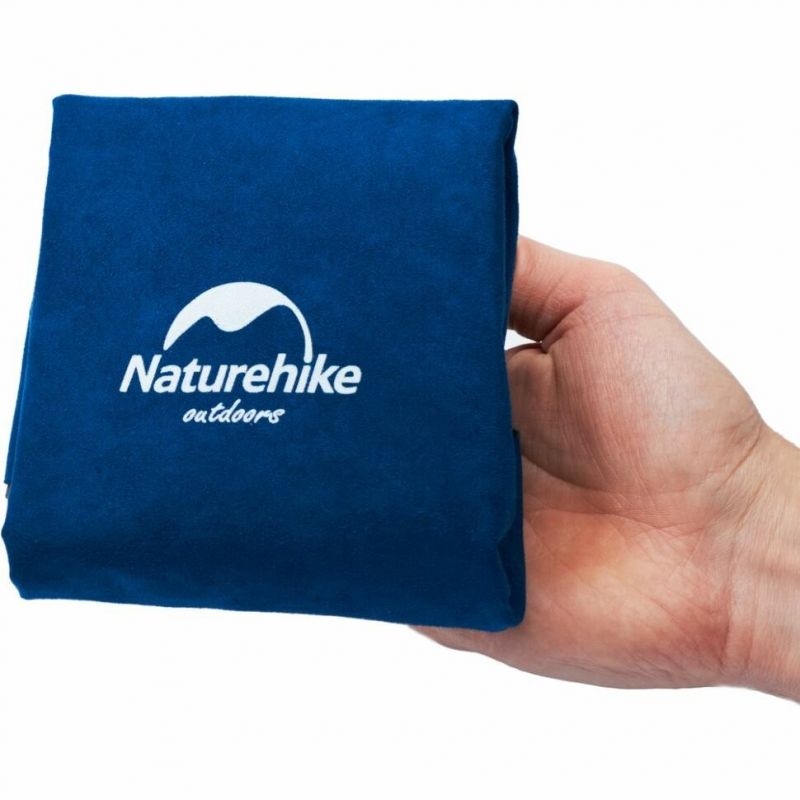 Подушка Naturehike NH15A001-L замшевая голубая, 6927595718223