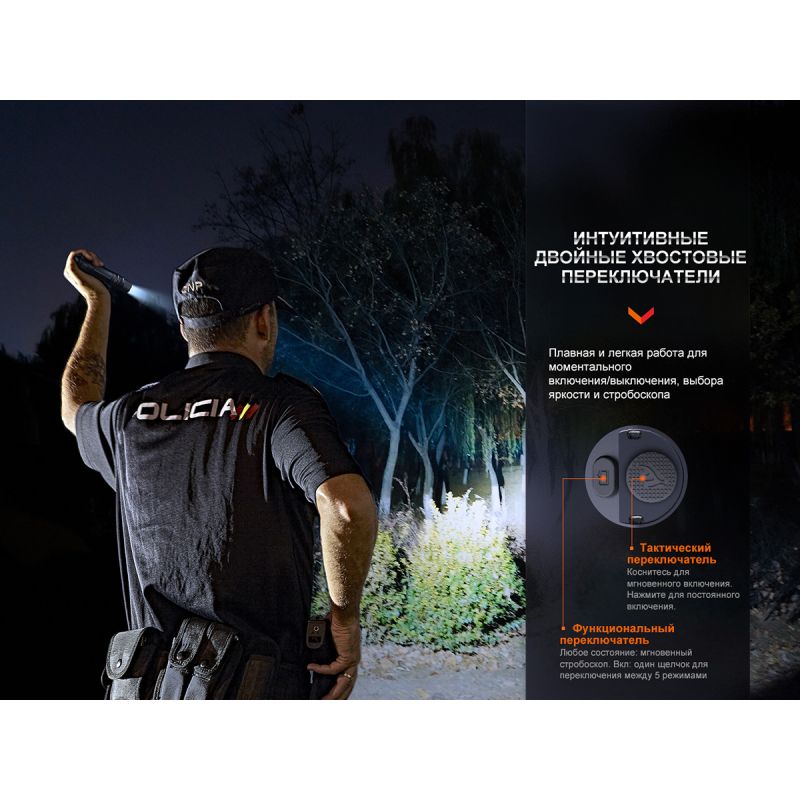Фонарь Fenix тактический PD36R Pro 2800 люмен